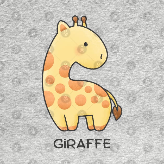 cute baby giraffe by LionKingShirts